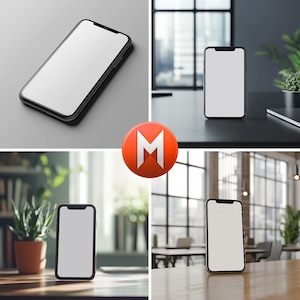 Unbranded Phone Mock-up Pack [Volume 1] | PSD Smart Objects | PNG | JPG | Instant Download | Fast Editing | 10 Unique Images