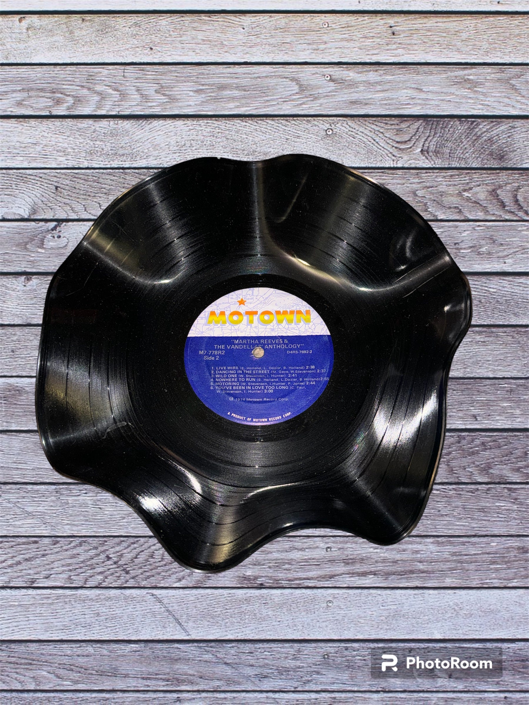 Repurposed Vinyl Record Platters and Bowls Etsy