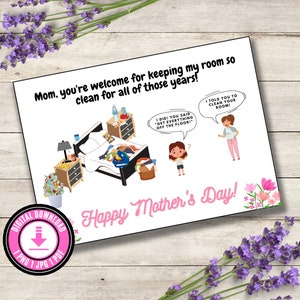 Funny Mother&#39;s Day Card Funny Printable Card Funny Mothers Day Card Mothers Day Gift Funny Gift From Daughter Mothers Day Gift From Daughter