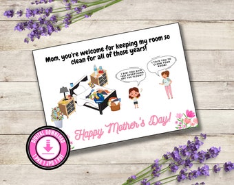 Funny Mother's Day Card Funny Printable Card Funny Mothers Day Card Mothers Day Gift Funny Gift From Daughter Mothers Day Gift From Daughter