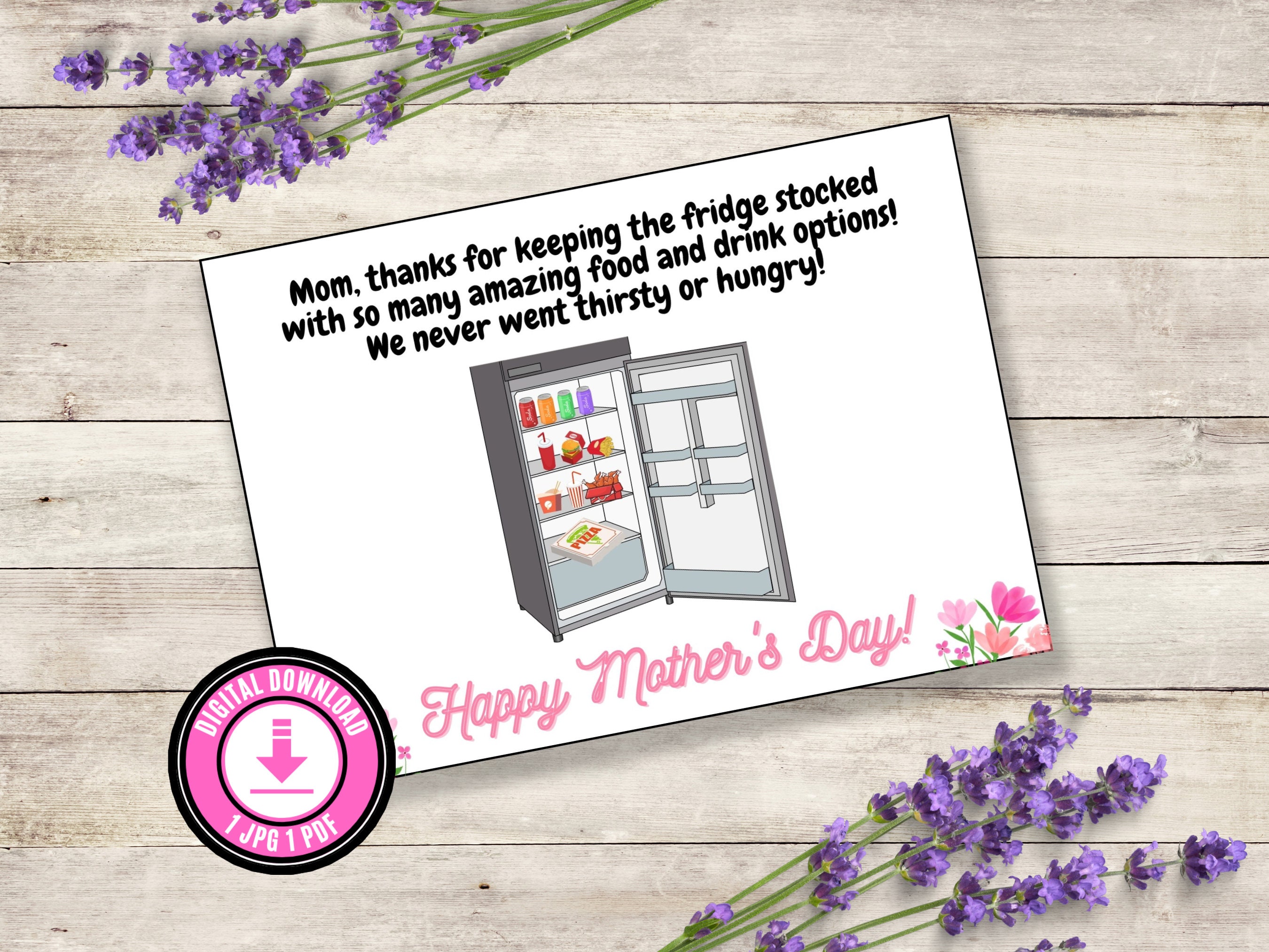 Funny Mother's Day Card Funny Printable Card Funny Mothers Day Card ...
