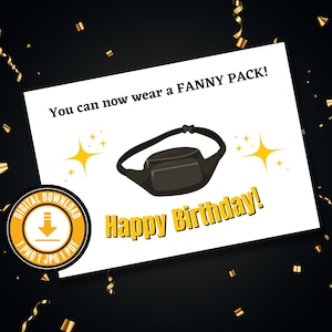 Funny Birthday Card Printable Funny Birthday Gift For Him Funny Birthday Card For Her Funny Birthday Gift For Her Birthday Gift For Him
