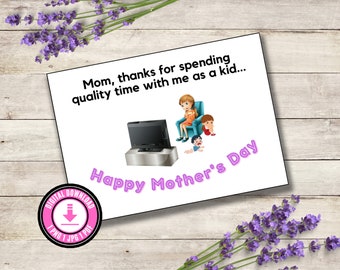 Printable Mothers Day Card Printable Card Digital Card Mother's Day ...