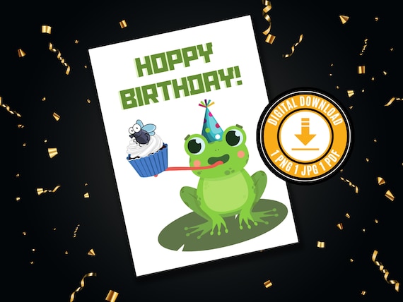 Divertente biglietto d'auguri di buon compleanno con oca e busta, biglietto di auguri di buon compleanno carino per lui e per lei, biglietto di auguri di compleanno piegato unico e divertente