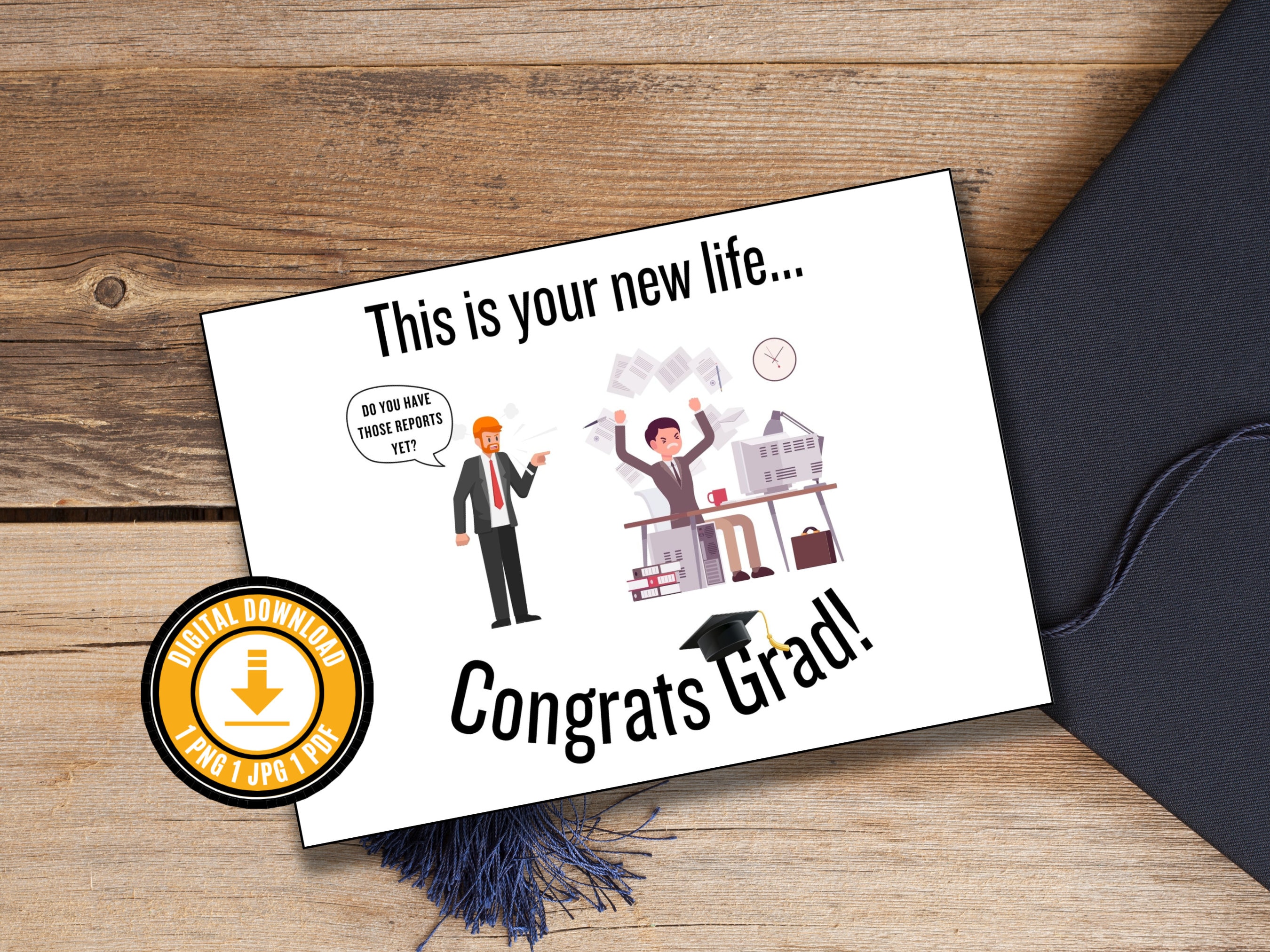 Funny Graduation Card Printable Graduation Card Funny Graduation Gift ...