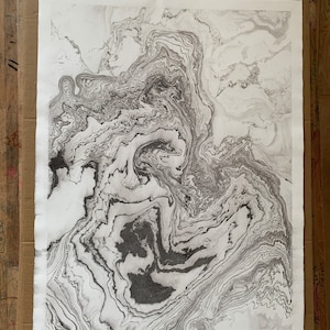 Original Suminagashi Artwork