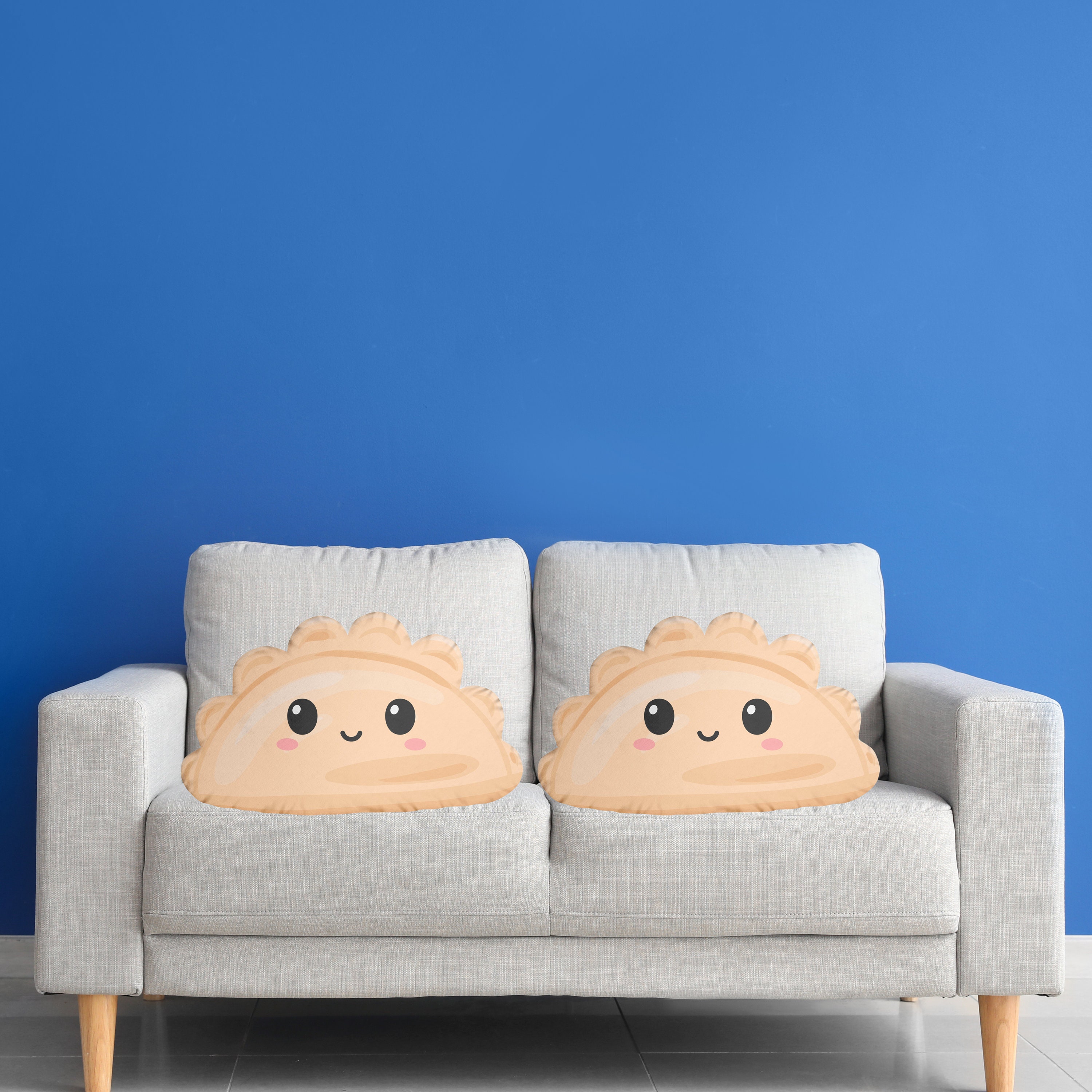Pierogi Dumpling Pillow | Kawaii Food Throw Pillow | Foodie Gift ...