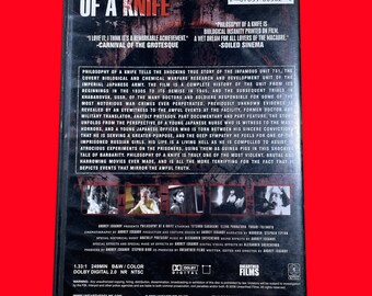 Philosophy of a Knife - Ultra Rare Japanese Horror Documentary by Andrey  Iskanov Gore Macbre DVD Cond: VG+