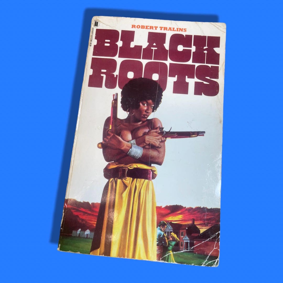 Black Roots by Robert Tralins 3 Books in 1, 1977 RARE Vintage Adult ...