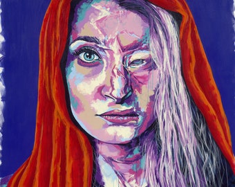 Marzieh Ebrahimi Portrait, Quote, Fine Art Print, Pop Art