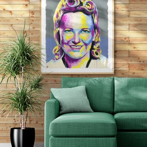 Emilie Schindler Portrait mit Zitat, Kunstdruck, Pop Art, Rechteckig, Portraitreihe Fearless Women Bild 5