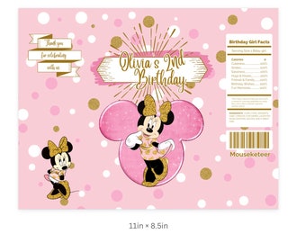 Minnie Chip bag template