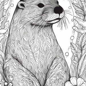 You Otter Be Coloring - Coloring pages for print or procreate