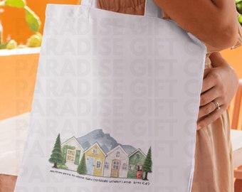 Borsa tote JW Service in tela di cotone, regalo per la scuola dei pionieri
