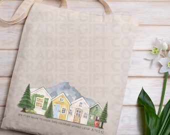 Borsa tote JW Service in tela di cotone, regalo per la scuola dei pionieri