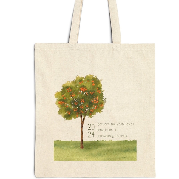 Declare the Good News 2024 Convention Tote, JW Bible Study, Pioneer School Gift, Kids Lunch Goody Bag,Jehovahs Witness Special International