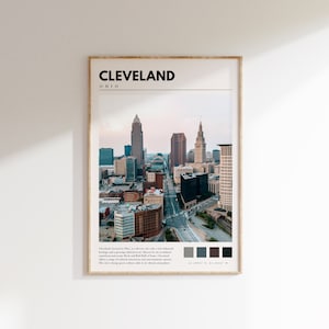 Cleveland Print | Cleveland Ohio Wall Art | Cleveland Photo Poster | Cleveland Ohio Home Decor | P #119