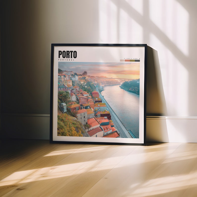 a picture frame sitting on top of a wooden floor