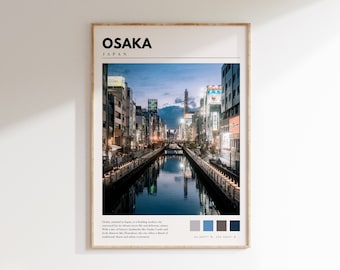 Osaka Japan Print | Japan Wall Art | Osaka Photo Poster | Japanese Decor | Osaka Travel Print | P #129