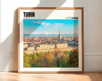 Turin Wall Print | Turin Italy Poster | Turin Photography | Turin Wall Art | Turin Decor | Turin Italy Photo | Turin Artwork | P #326