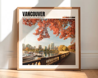 Vancouver BC Wall Art | Vancouver Photo Poster | Vancouver Art Print | Vancouver Canada Decor | Vancouver British Columbia | P #206