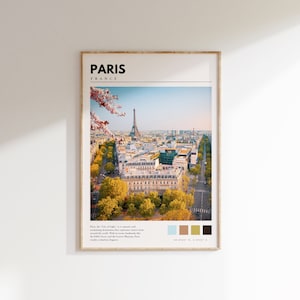 Paris Print | Paris France Poster | Paris Eiffel Tower Wall Art | Paris Europe Travel Print | Paris Photo Artwork | P #053