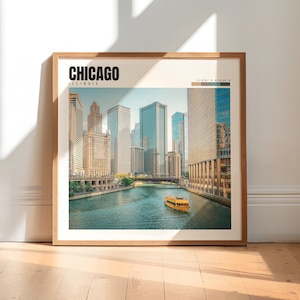 Chicago Wall Print | Chicago Decor | Chicago Photography | Chicago Artwork | Chicago Poster | Chicago Wall Art | Chicago Gifts | P #248