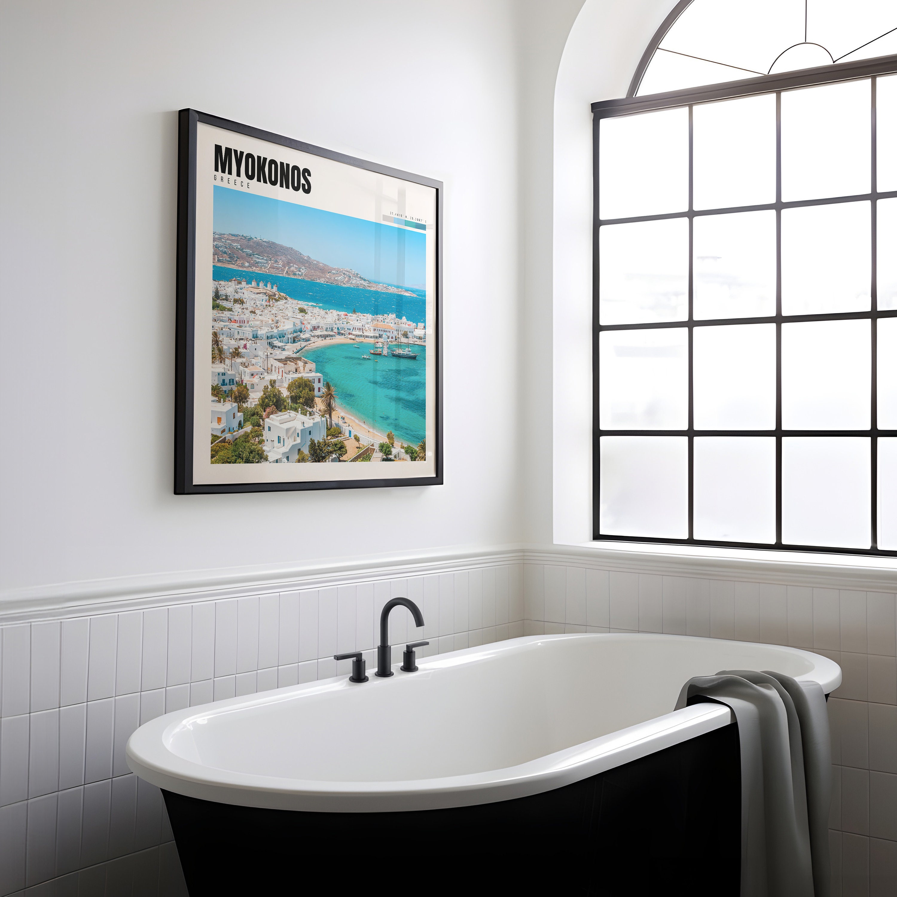 Mykonos Print Mykonos Greece Poster Mykonos Wall Art Mykonos ...