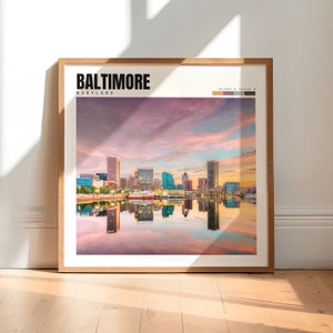 Baltimore Print | Baltimore Maryland Poster | Baltimore Wall Art | Baltimore Photo | Baltimore Decor | Baltimore Artwork | P #300