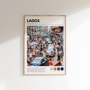 Lagos Nigeria Print | Lagos Photo Poster | Nigeria Wall Art | Nigeria Decor | Lagos Picture | P #078