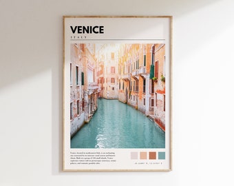 Venice Print | Venice Italy Wall Art | Venice Canals Poster | Venice Italy Photo | Italian Travel Decor | P #095