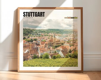 Stuttgart Wall Print | Stuttgart Germany Poster | Stuttgart Photography | Stuttgart Wall Art | Stuttgart Artwork | Stuttgart Photo | P #324