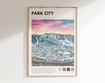 Park City Utah Print | Park City Photo Poster | Park City Wall Art | Utah Home Decor | P #025