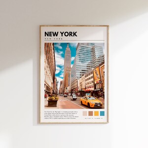 NYC Art Print | New York City Manhattan Wall Art | New York City Poster | New York City Photo | New York Wall Decor | P #056