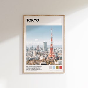 Tokyo Japan Print | Tokyo City Skyline Poster | Tokyo Photo Wall Art | Tokyo Picture Print | Japan Wall Print | P #055