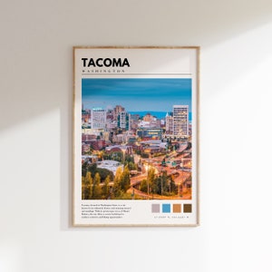 Tacoma Print | Tacoma Washington Poster | Tacoma Wall Art | Tacoma Photo | Tacoma WA Wall Decor | P #142