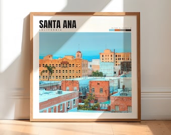 Santa Ana Wall Print | Santa Ana California Poster | Santa Ana Decor | Santa Ana Photo | Santa Ana Artwork | Santa Ana Wall Art | P #316