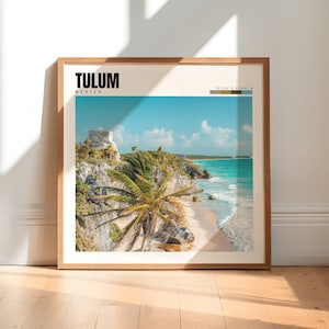 Tulum Print | Tulum Mexico Poster | Tulum Wall Art | Tulum Photo | Tulum Photography | Tulum Artwork | Mexico Decor | Tulum Gift | P #167