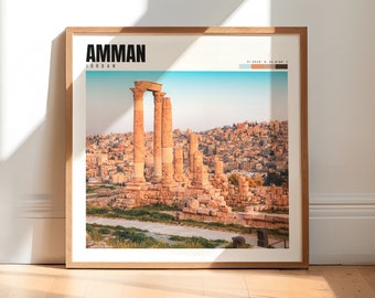 Amman Wall Print | Amman Jordan Poster | Amman Photography | Amman Jordan Decor | Amman Photo | Amman Artwork | P #289