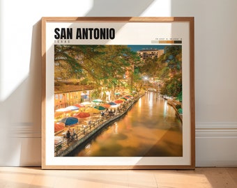 San Antonio Print | San Antonio Texas Poster | San Antonio Wall Art | San Antonio Photography | San Antonio Decor | P #149