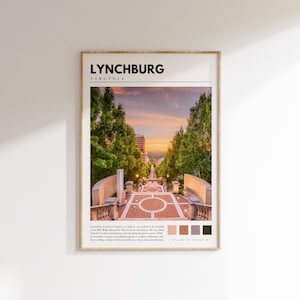 Lynchburg Print | Lynchburg Virginia Poster | Lynchburg Wall Art | Lynchburg Photo | P #106