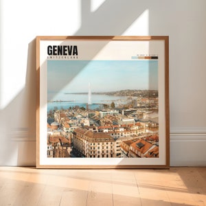 Geneva Print | Geneva Switzerland Wall Art | Geneva Photography | Geneva Decor | Geneva Artwork | Geneva Poster | P #093