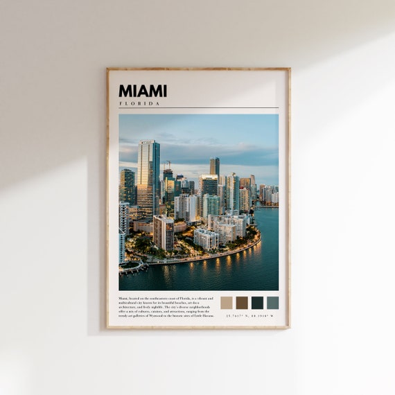 Miami Print | Miami Florida Poster | Miami Wall Art | Miami Photo | Miami Photography | Miami Florida Decor | P #157