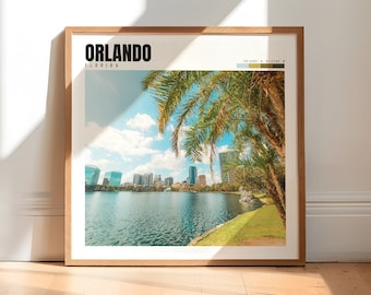 Orlando Wall Art | Orlando Florida Poster | Orlando Poster | Orlando Photo | Orlando Decor | Orlando Wall Print | P #305