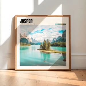 Jasper National Park Print | Jasper Alberta Poster | Jasper Photo | Jasper Wall Art | Jasper Photography | Canada Decor | P #229