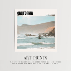 a magazine cover with a picture of a beach