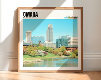Omaha Wall Print | Omaha Nebraska Poster | Omaha Photo | Omaha Artwork | Omaha Wall Art | Omaha Decor | P #303