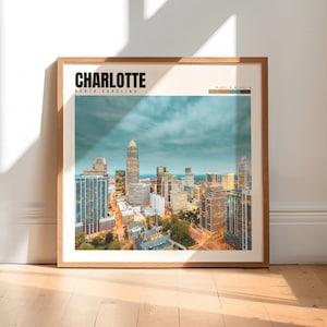 Charlotte Print | Charlotte North Carolina Poster | Charlotte Wall Art | Charlotte Photo | Charlotte Artwork | P #067