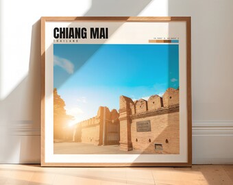 Chiang Mai Print | Chiang Mai Thailand Poster | Chiang Mai Wall Art | Chiang Mai Travel Gift | Chiang Mai Photo | P #226