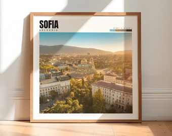 Sofia Wall Print | Sofia Bulgaria Poster | Sofia Wall Art | Sofia Photo | Sofia Artwork | Sofia Photography | Sofia Decor | P #320